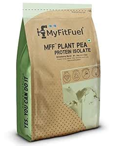 MyFitFuel MFF Plant Pea Protein 2 Kg (Strawberry Burst, 4.4 lbs ...