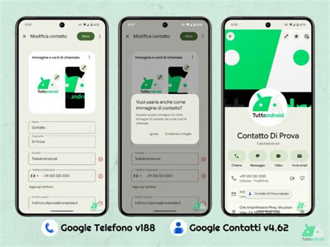 Google Telefono e Contatti: rollout per tutti delle Card di chiamata