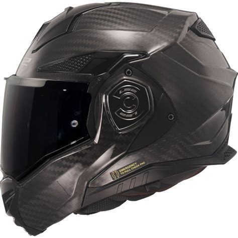 LS2 FF901 Avant X Carbon Gloss Convertible Crash Helmet Available from Farkham Hall Stores ...