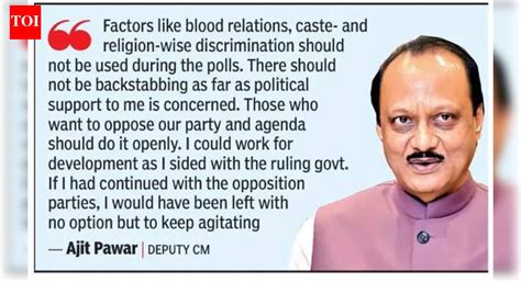 Votes for funds comment taken out of proportion: Ajit Pawar | Pune News ...