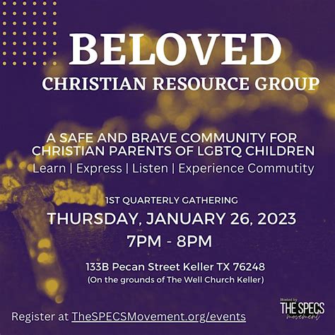 BELOVED Christian Resource Group, The SPECS Movement Diversity Lounge ...