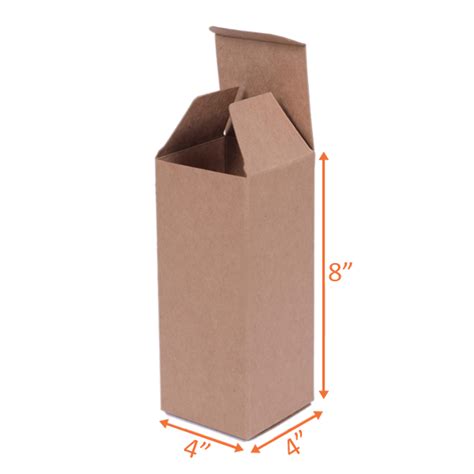 4L X 4W X 8H Inch Chipboard Style Brown Folding Carton Buy Boxes for ...