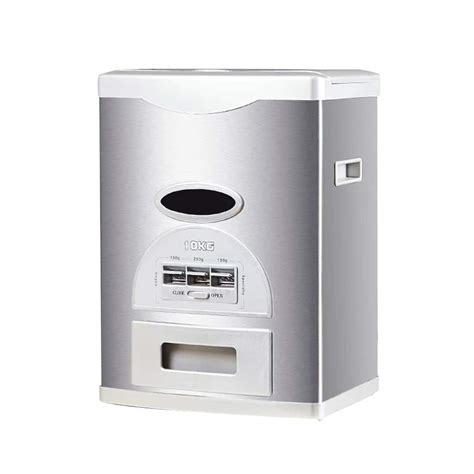 Auto Rice Dispenser Rice Storage Container Stainless Steel Rice ...