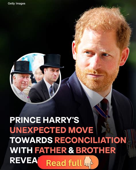 RF. Prince Harry Will Reportedly Reach Out to Prince William and King ...