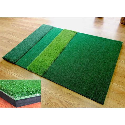 Ultimate Golf Practice Turf Mat (4ft x 6ft) | knitted nylon turf ...