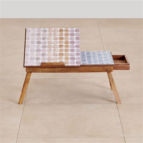 Buy Blossom Mango Wood Laptop Table - Brown from Home Centre at just ...