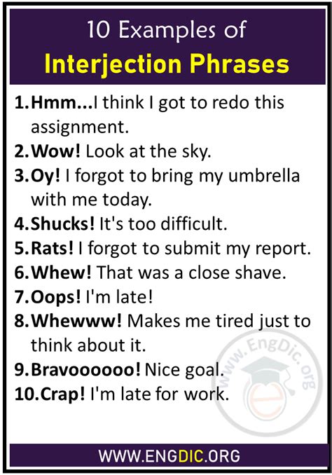 Examples of Interjections of Doubt&Relization 的图像结果