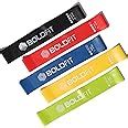 Boldfit Resistance Bands Mini Loop Set (Pack of 5) Hip Band Toning ...
