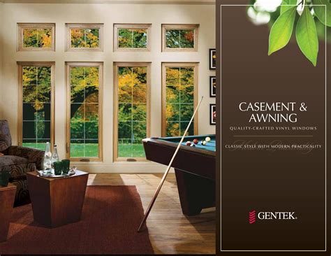 Gentek Building Products, Inc., Catalogs, Casement and Awning Window ...