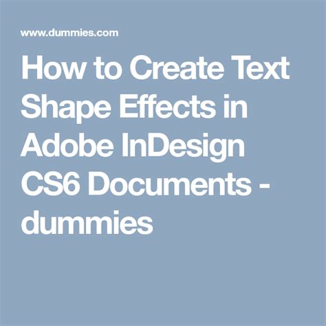Image result for InDesign For Dummies