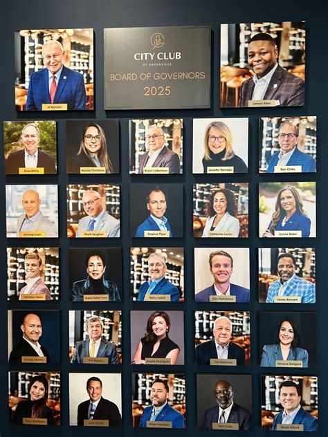 Thank you City Club of Greenville again, for welcoming onto your Board ...