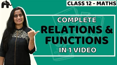 Relation and Function One Shot Class 12 的图像结果