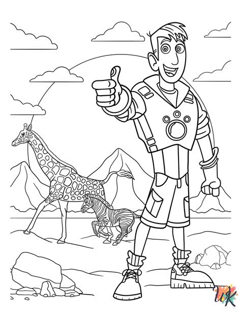 Wild Kratts Halloween Coloring Pages