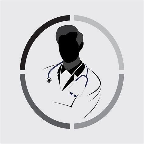 Medizindoktor-Ikon mit Stethoskop-Zeichen Bearbeitbares Vektor-Symbol ...
