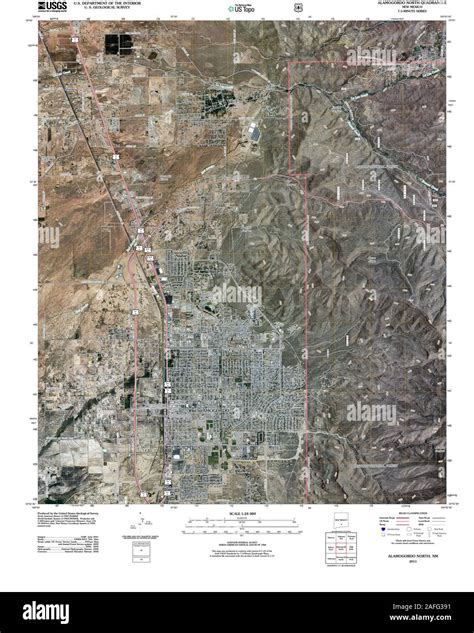 Map of alamogordo hi-res stock photography and images - Alamy