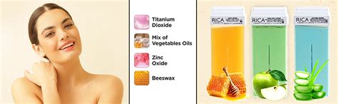 Rica White Chocolate Liposoluble Soft Wax Refill Roll-on Cartridge for ...