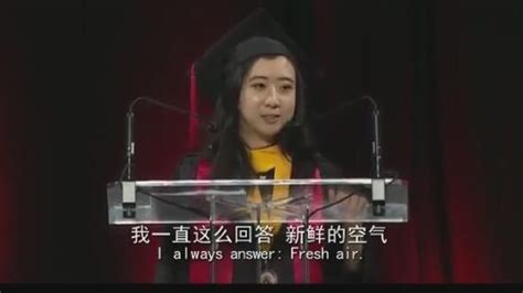 这两天，中国女留学生杨舒平在马里兰大学的毕业演讲_手机新浪网