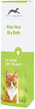 Pets Empire New Waterless Cat Shampoo | All Natural Dry Shampoo for ...