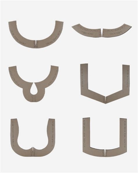 21 Designs Neck Shape Farma Pattern Set for Blouse & Dress Designs