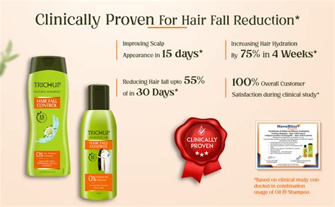 Trichup Hair Fall Control Oil (200ml) & Shampoo (200ml) : Amazon.in ...