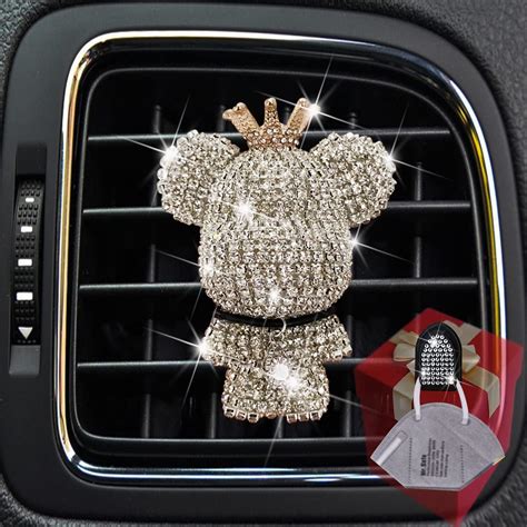 Buy Bling Bear Air Vent Clips, Cute Bear Car Air Fresheners Vent Clips ...
