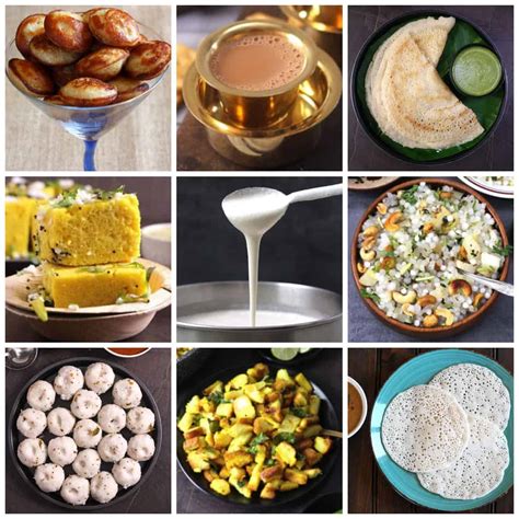 Vegetarian South Indian Breakfast Recipes