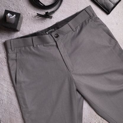 Dark Grey color blend cotton pant for men – Punekar Cotton