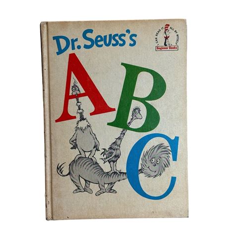 VTG 1963 Dr. Seuss's ABC Book by Dr. Seuss, First Book Club Edition - Etsy
