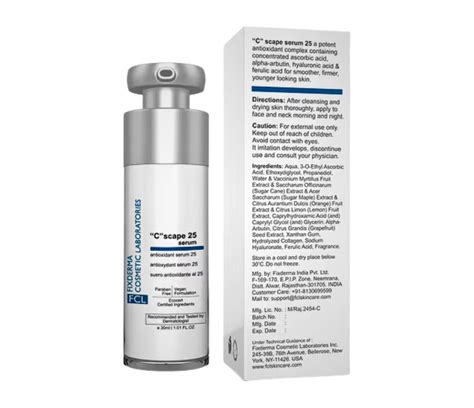 FCL C Scape 25 Antioxidant Face Serum – DelMeds.com