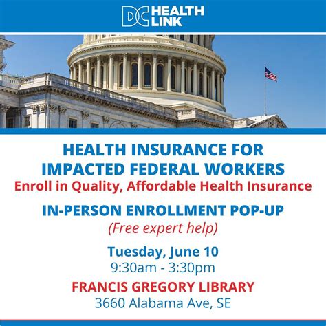 Período especial de inscripción en DC Health Link por pérdida de cobertura médica del empleador