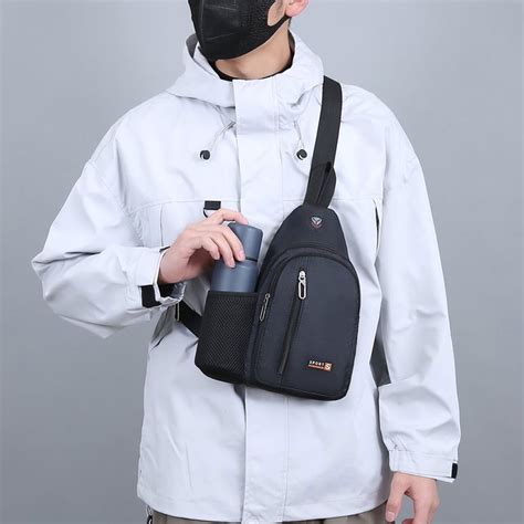 Vadktai Sling Bag, RFID Crossbody Sling Backpack, Cross Body Shoulder ...