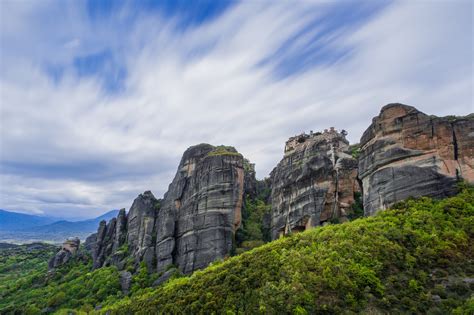 Greece, Mountains, Temples, Scenery, Crag, HD Wallpaper | Rare Gallery