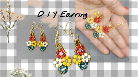 Small Beaded Earring Tutorials 的图像结果