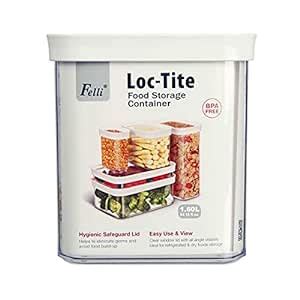 Buy Felli Loc-Tite Acrylic Airtight Food Storage Container, 1.6 Litre ...