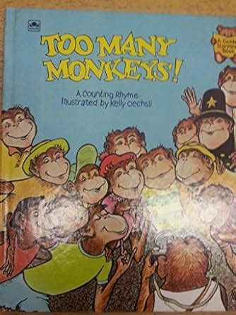 Buy Too Many Monkeys: A Counting Rhyme (Golden Storytime Book) Book ...