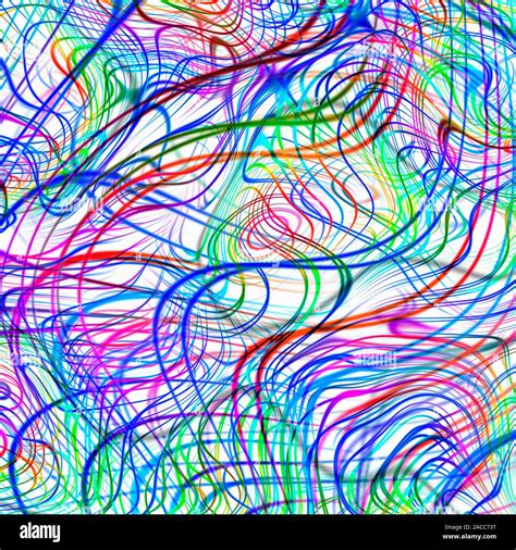 Superstrings, conceptual computer artwork. The superstring theory is a ...