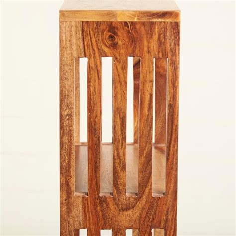 Buy Helios Sheesham Wood 5-Tier Book Shelf - Brown from Helios by Home ...