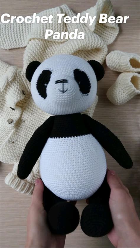 Image result for Crochet Panda Bear Tutorial