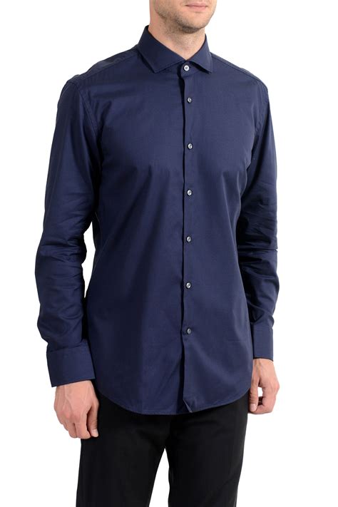 Navy Blue Dress Shirts For Men