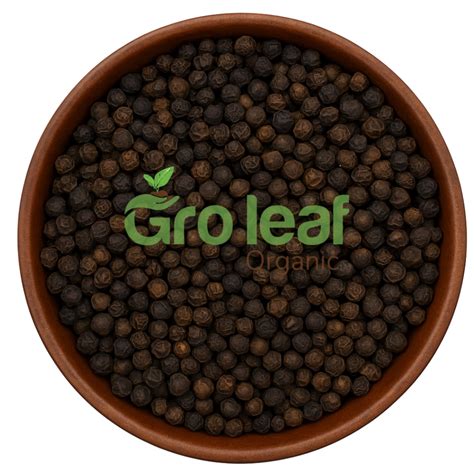 Organic Black Pepper (Malabar) | High Piperine, Certified Global Bulk ...