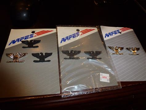 Full Bird Colonel & Lt. Colonel uniform patches and pins Marked US Army ...