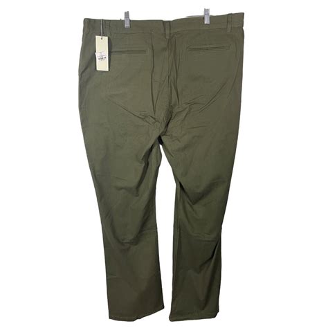 Five Four Los Angeles Mens Olive Green Pants Size 44... - Depop