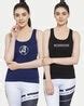 Buy Navy & Black Camisoles & Slips for Women by FRISKERS Online | Ajio.com