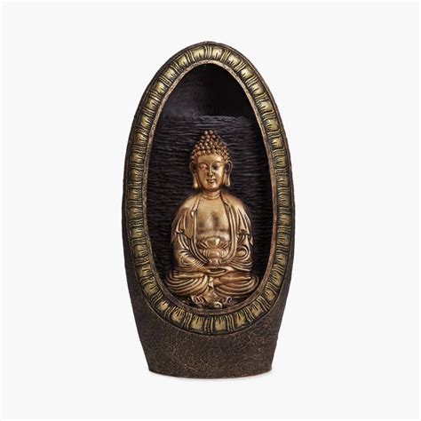 Buy Trances Polyresin Buddha Fountain from Home Centre at just INR 1999.0