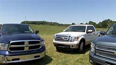 Dodge Ram Or Chevy Silverado by 2013 Ram 1500 Vs Ford F 150 Vs Chevy Silverado 0 60 Mph Dodge Ram Or Chevy Silverado