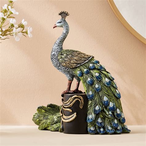 Buy Mayur Rumi Polyresin Peacock Figurine from Home Centre at just INR ...