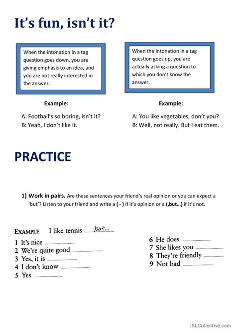 Image result for Intonation Question Tag