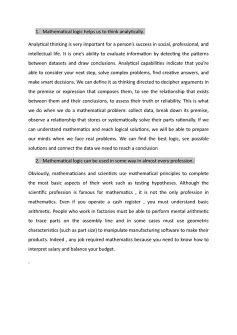 Image result for Math Analytic Logic