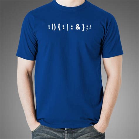 Geeky Bash Fork Bomb T-Shirt - Handle with Care – TEEZ.in