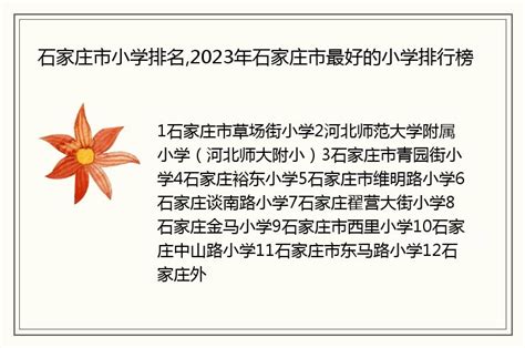 石家庄高新区国杰学校2024年招生简章